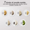 JOYOUNG M5-L82: Fideos y pastas caseras fáciles con 7 moldes